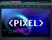 Tablet Screenshot of pixelpromos.com